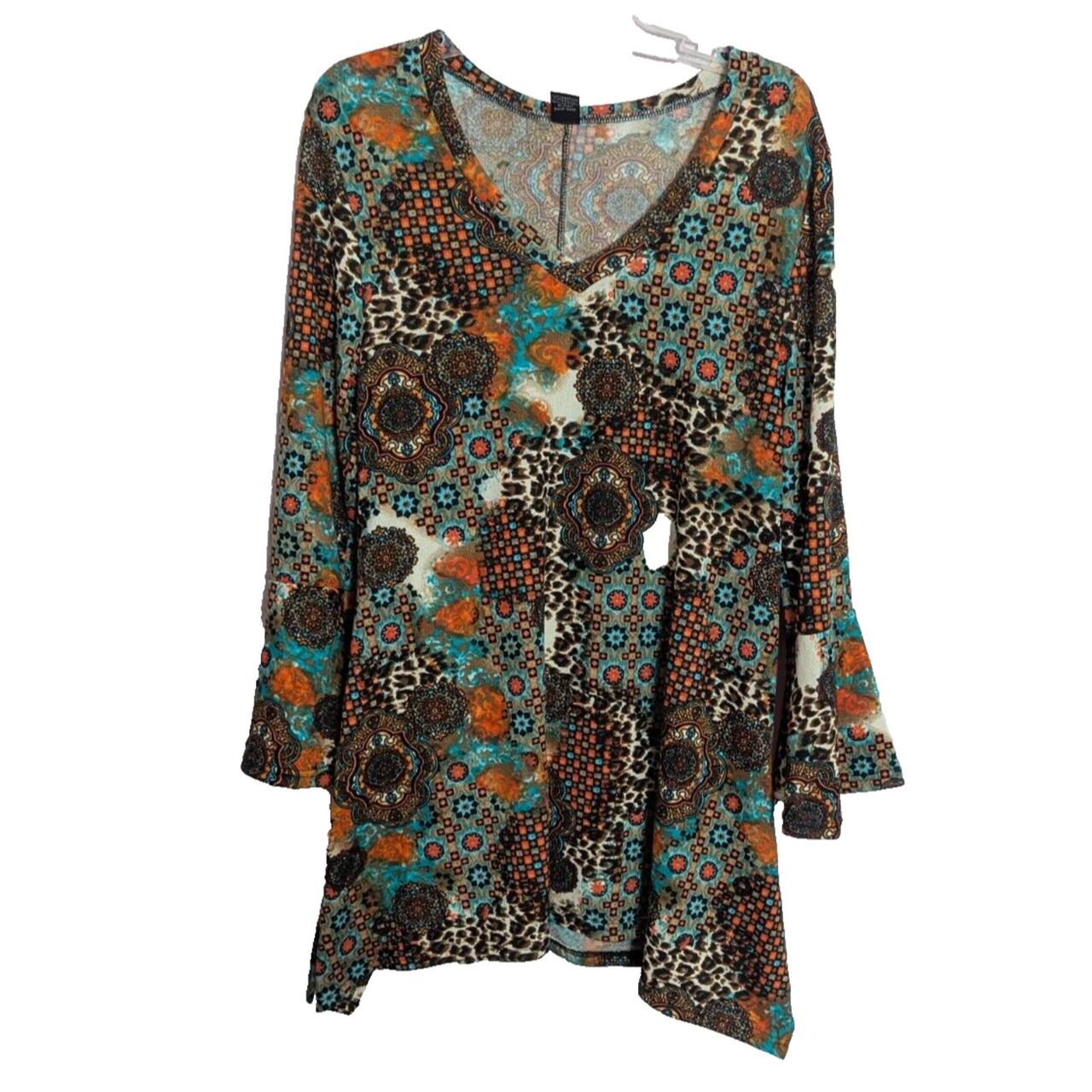 Women's Top - Multi - L – WIN WIN Multi Pattern L… - image 2