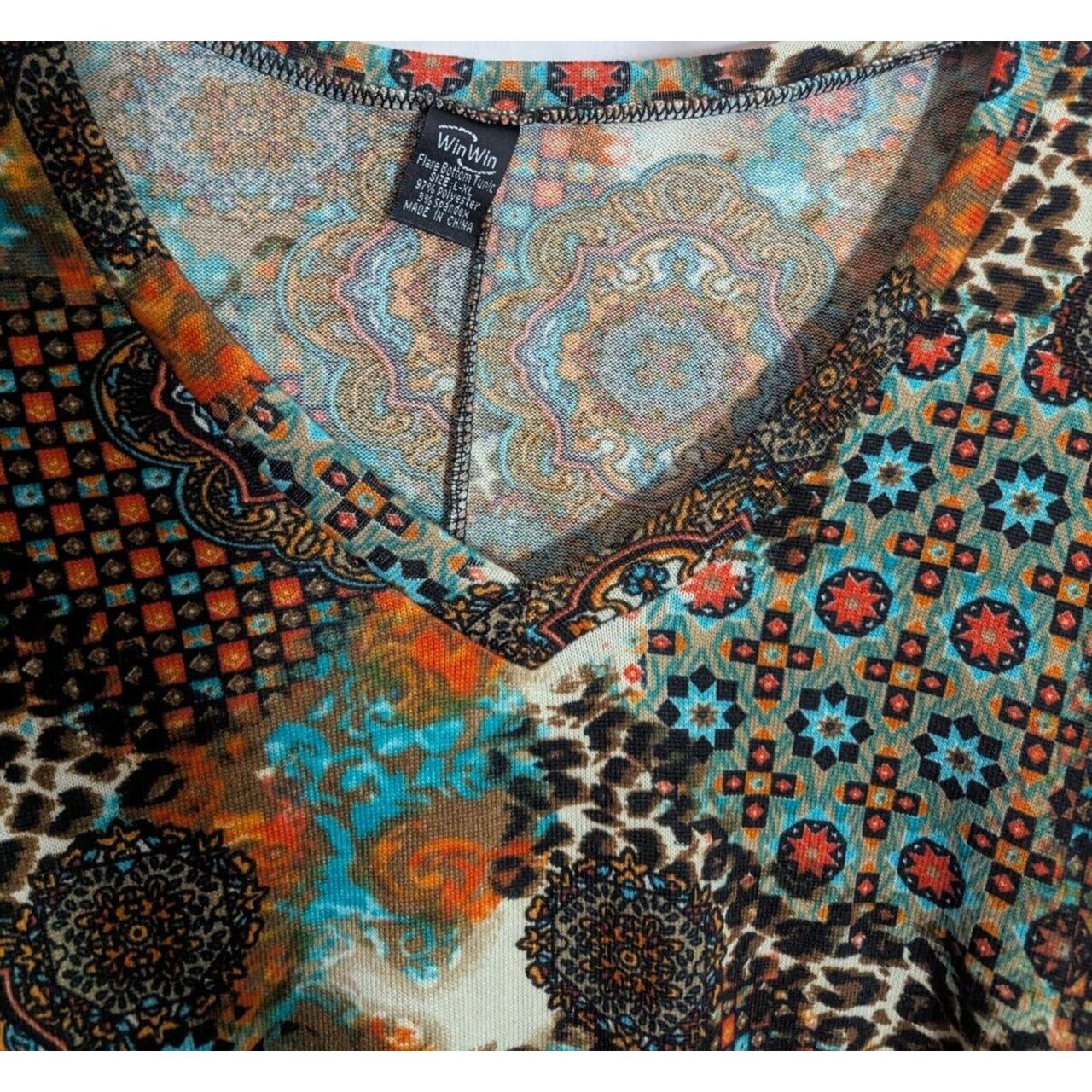 Women's Top - Multi - L – WIN WIN Multi Pattern L… - image 5