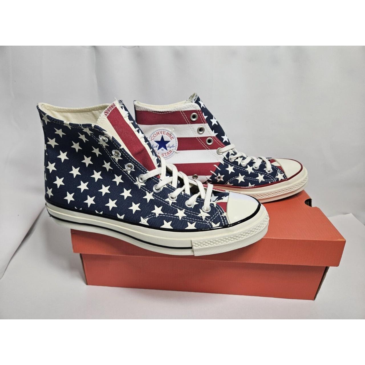 American flag converse mens best sale