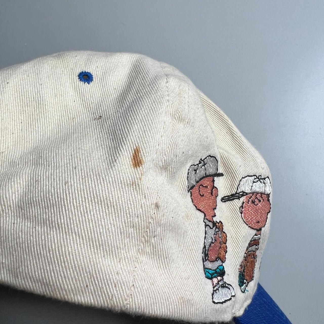 Peanuts Men's Hat - Cream – Vintage Peanuts baseb… - image 5