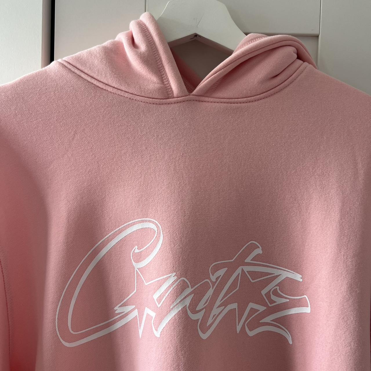 Corteiz Allstarz hoodie in pink, Worn once excellent