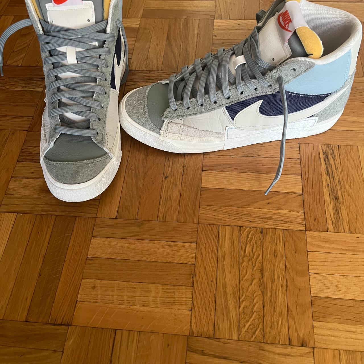 multi colour nike trainers