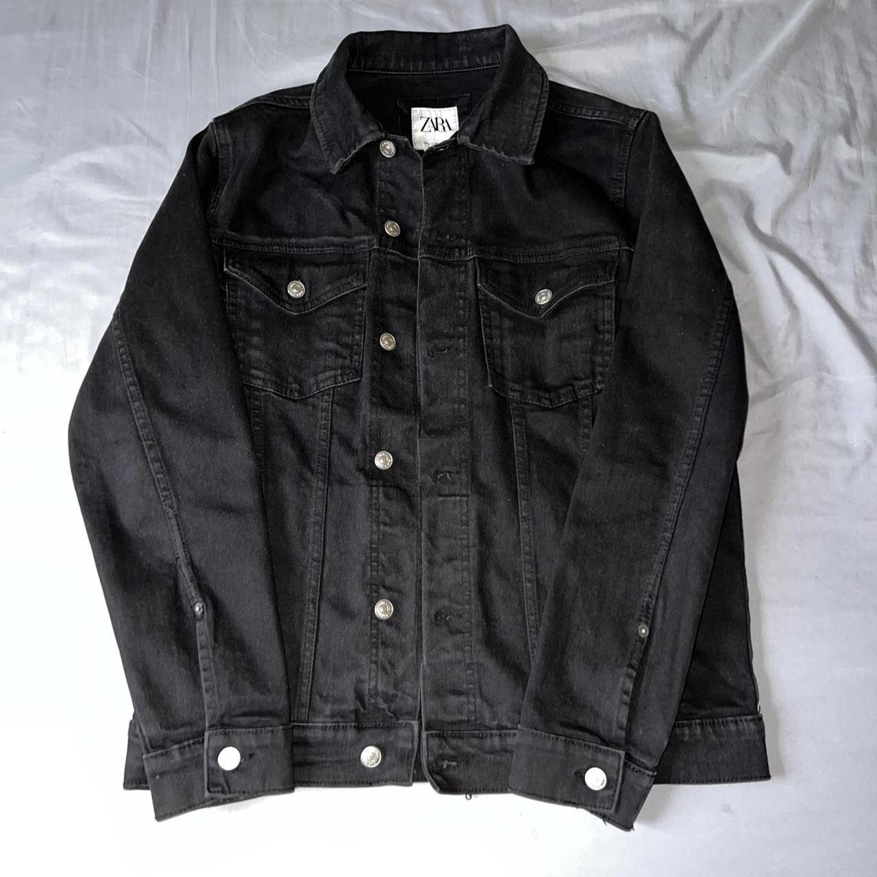 Black jean hotsell jacket zara