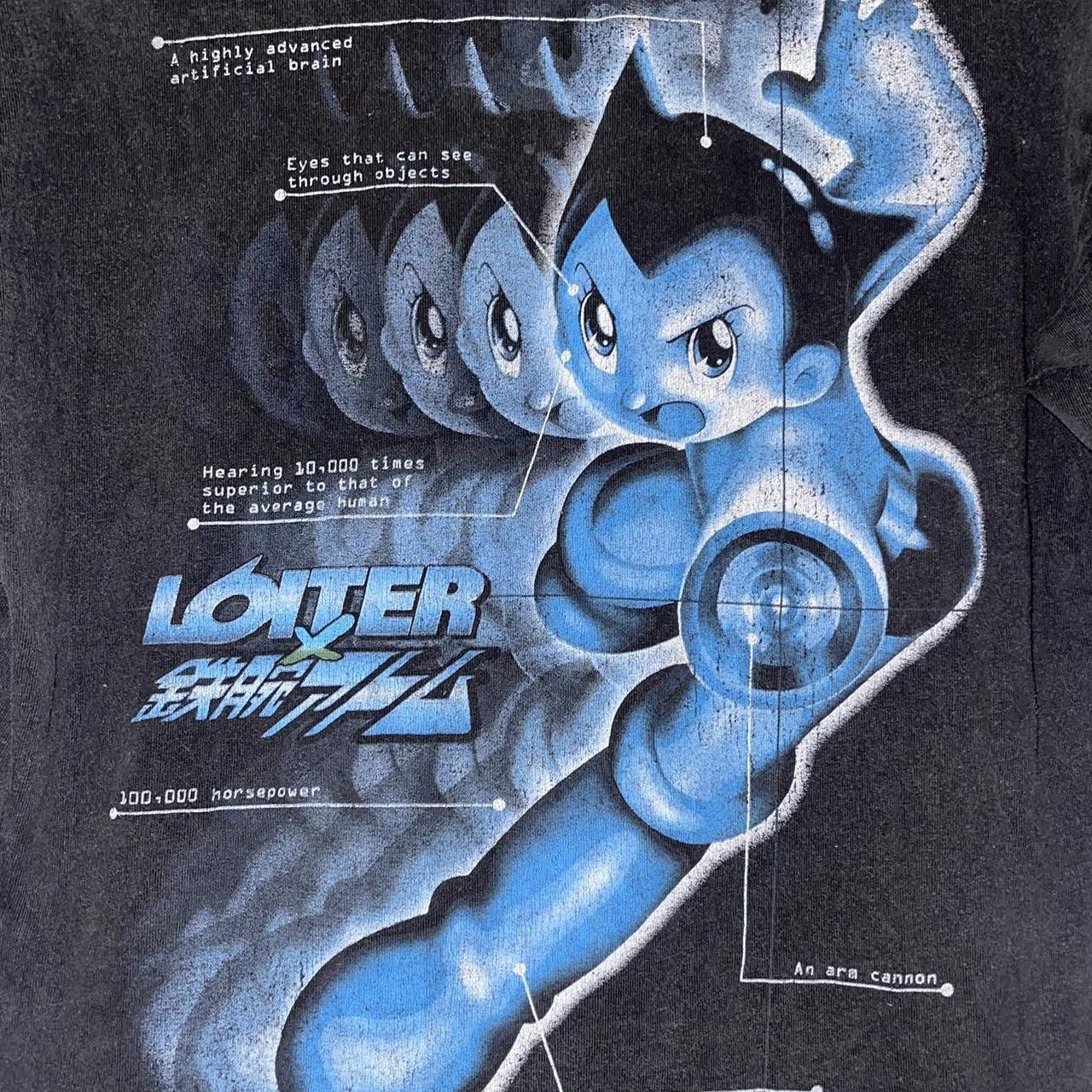 Loiter Loiter X Astro Boy Astro Vintage T-Shirt Vintage Black