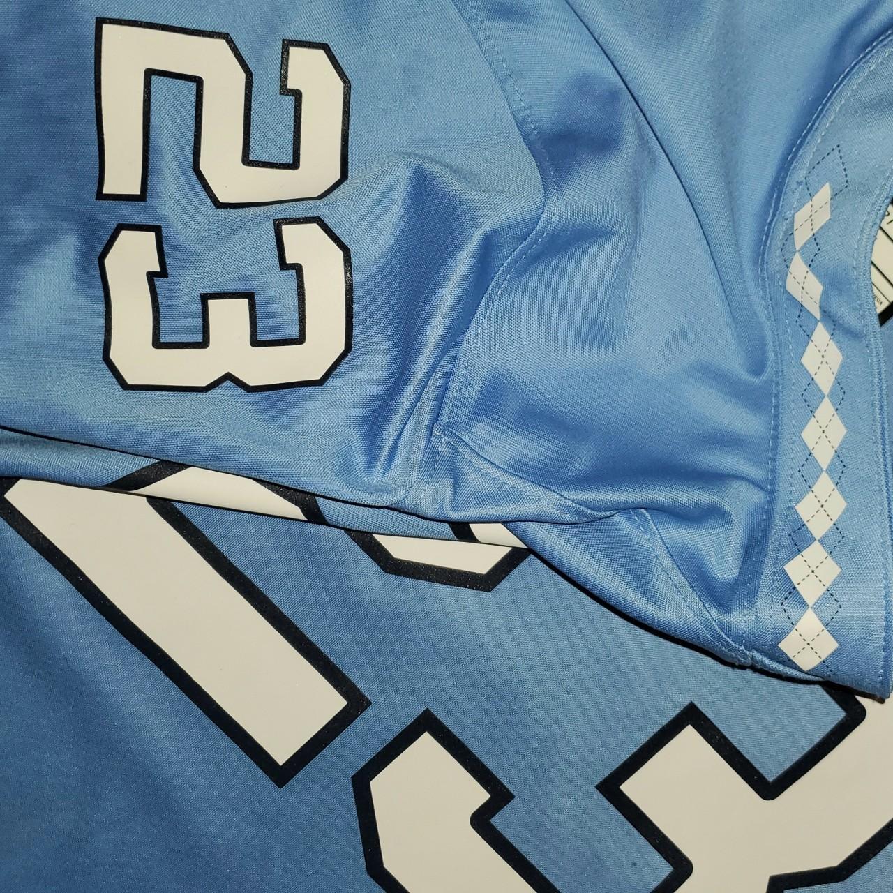 UNC kids baby blue jersey #23. Great condition. Worn... - Depop