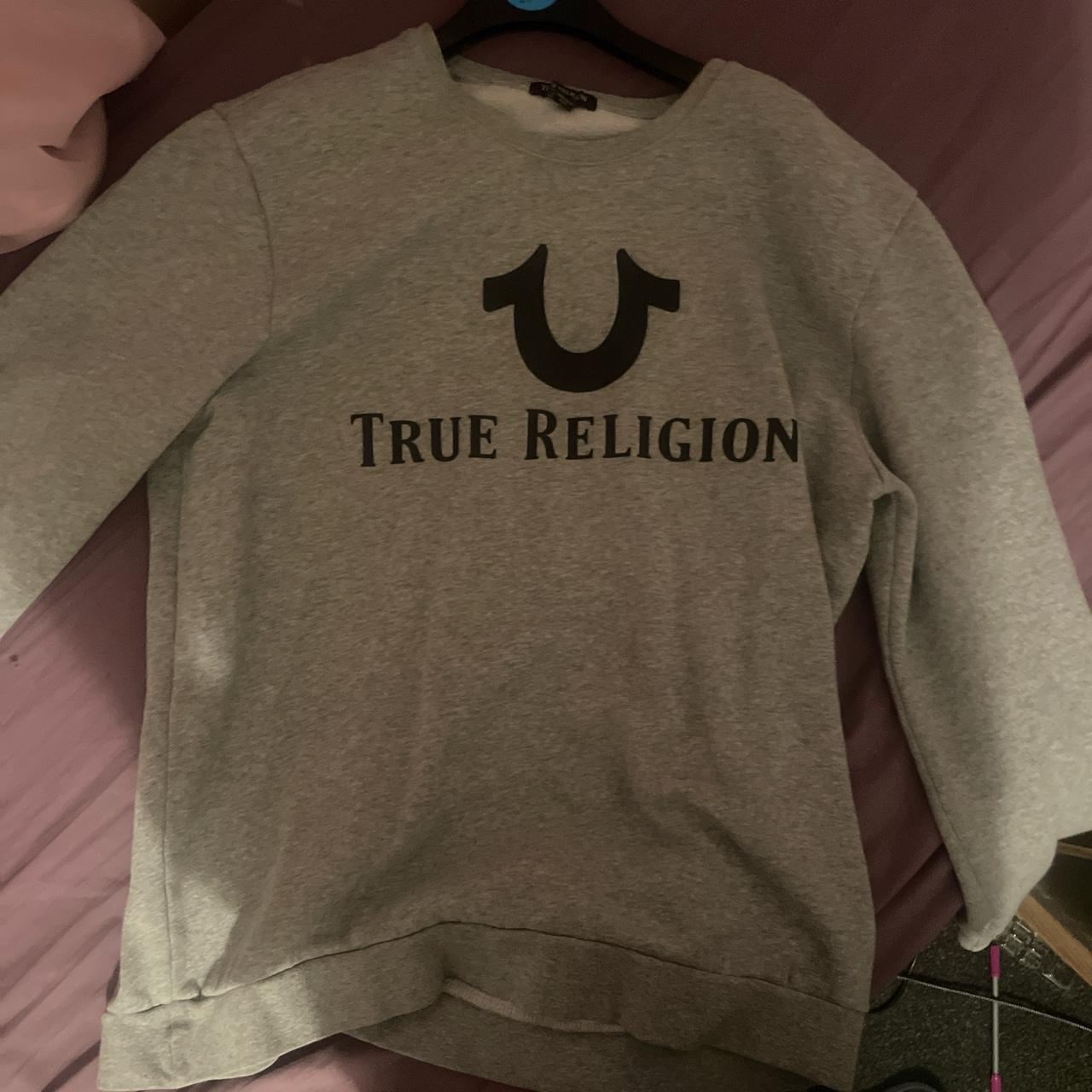 True religion outlet jumper grey