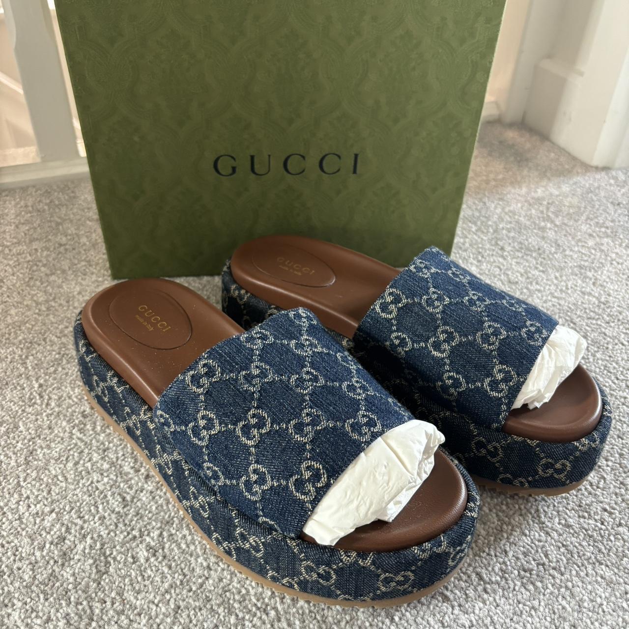 Gg Supreme Platform Sandal