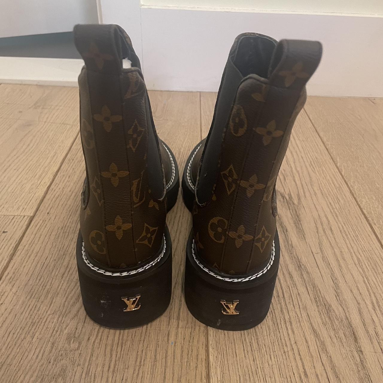 Louis Vuitton WONDERLAND RANGER boot. Barley worn in - Depop