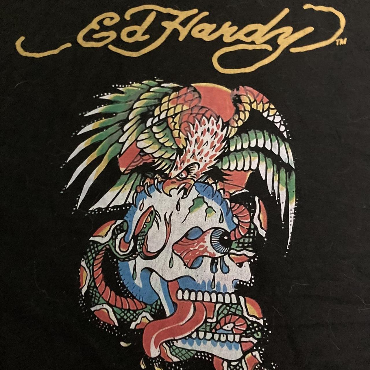 Vintage Ed Hardy Tee Shirt Depop 4049