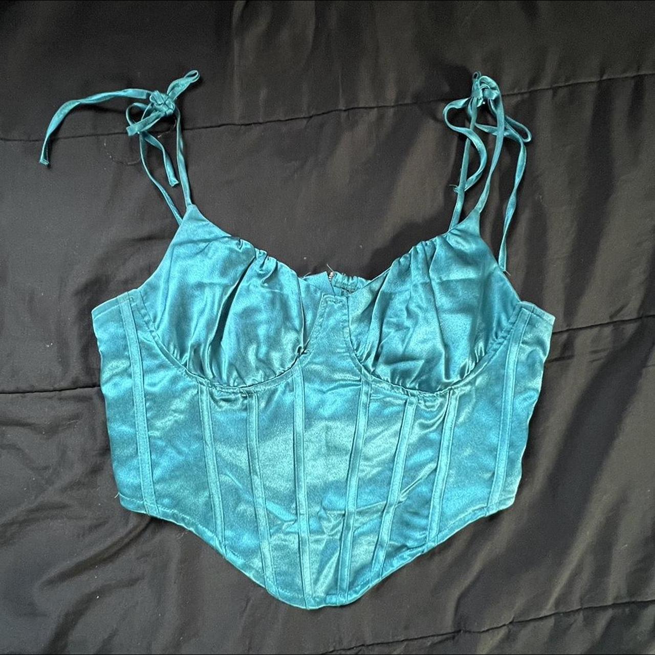 Blue corset very good quality Depop