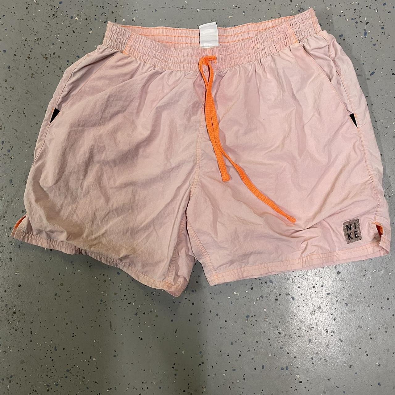 mens peach nike shorts
