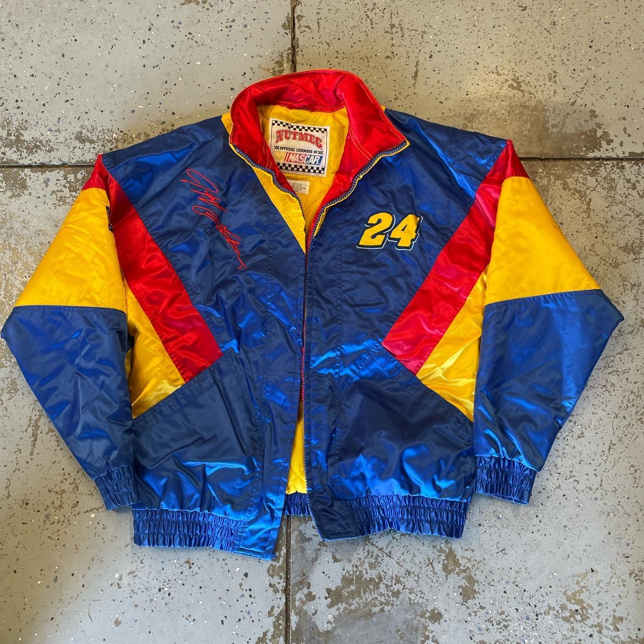 Vintage 90s Nutmeg Jeff Gordon Racing Jacket Great... - Depop