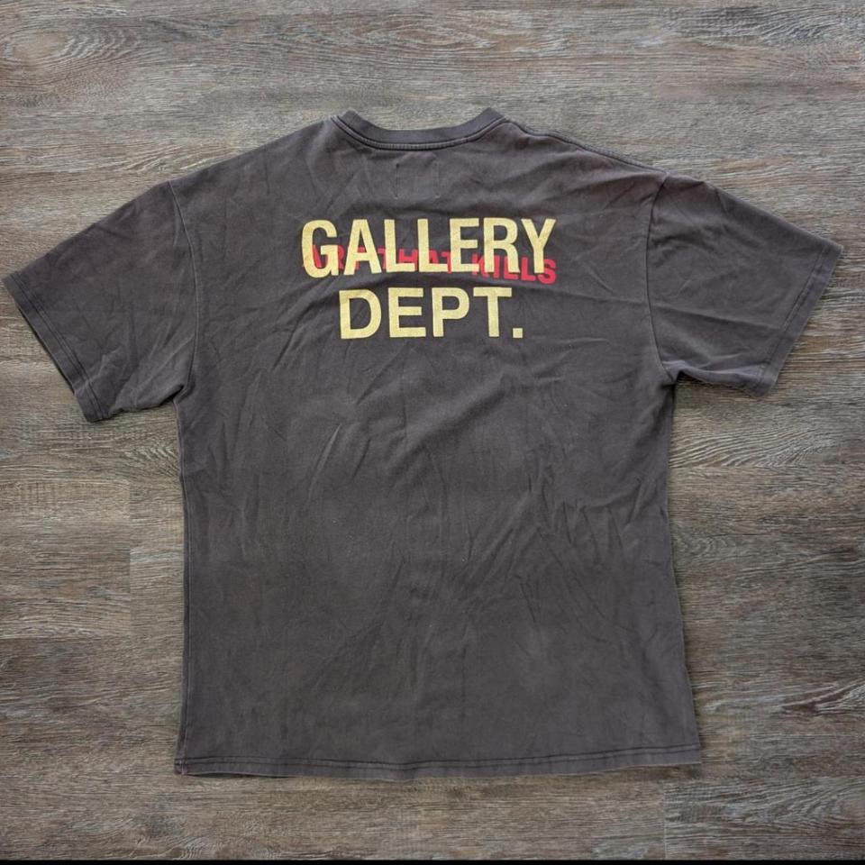 Gallery Dept. Glitch Purple Tie Dye T-Shirt | Depop