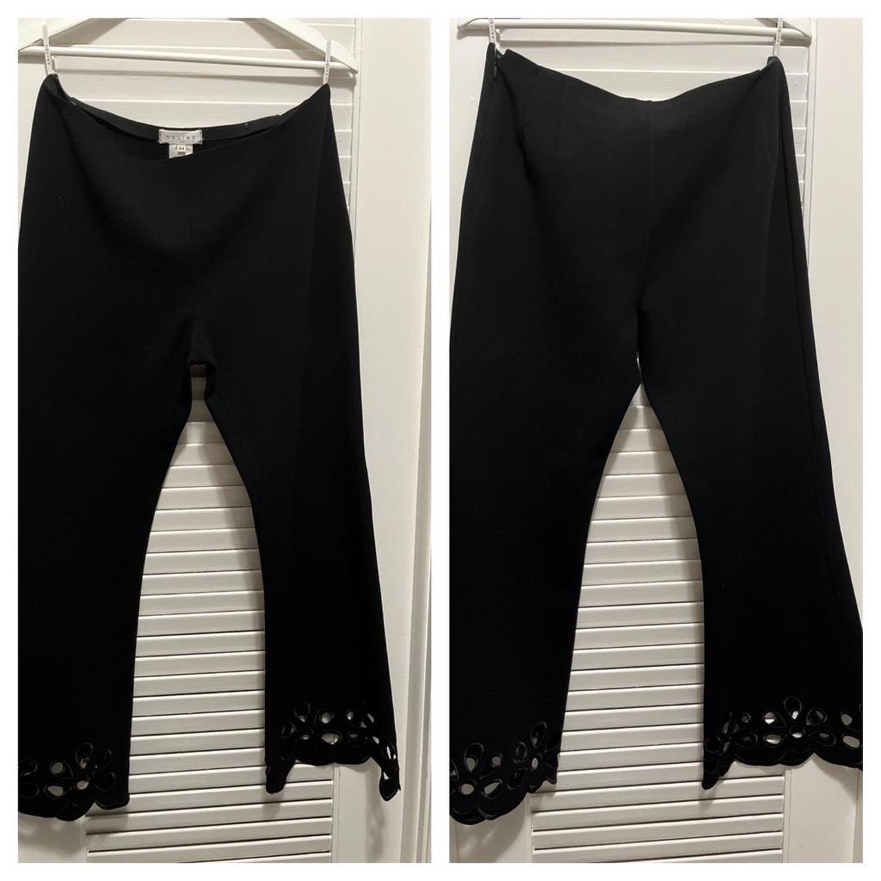 Celine Wool black pants Size 44 Designer Celine - Depop