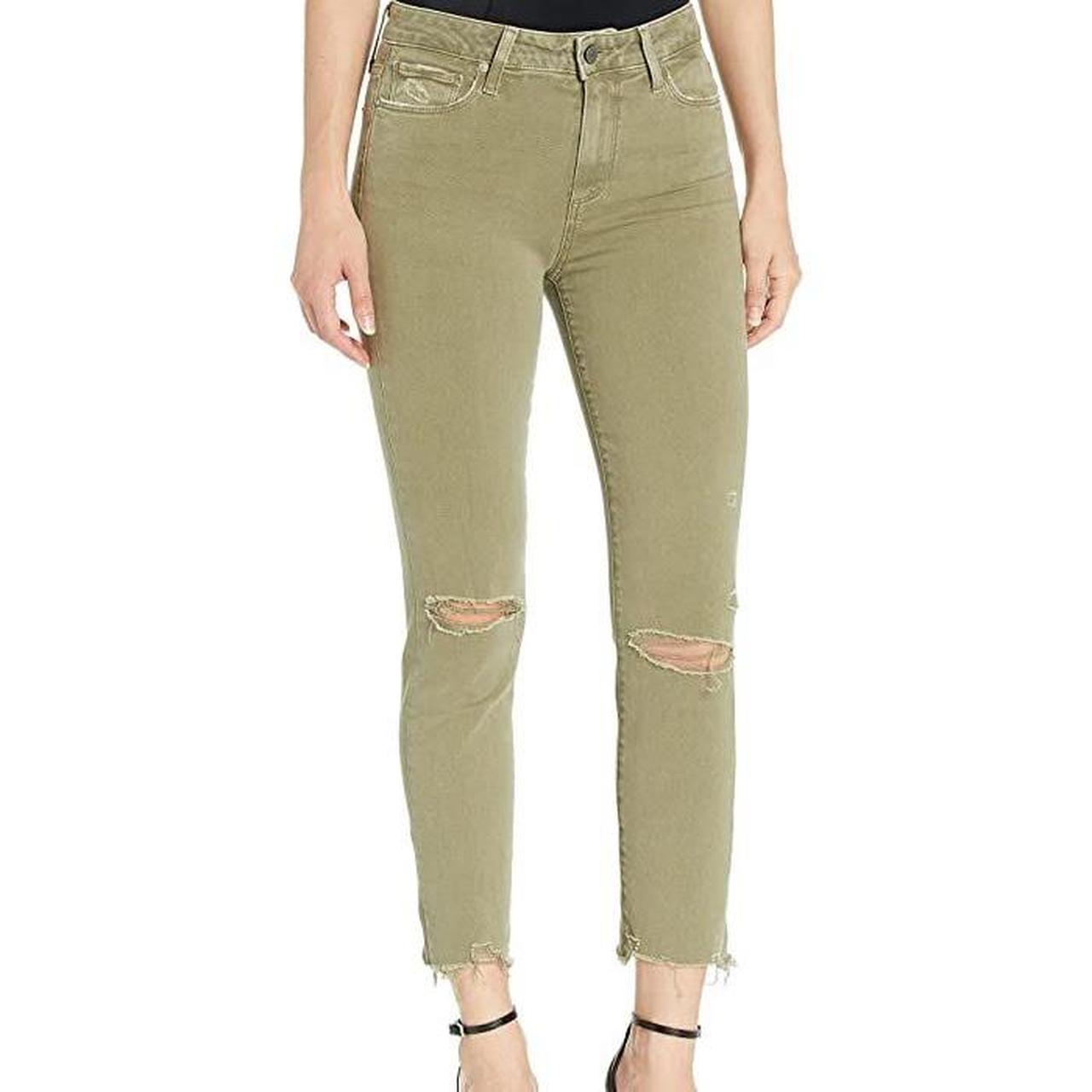 Hoxton Slim Crop Jeans by Paige Jeans. Size 24.... - Depop