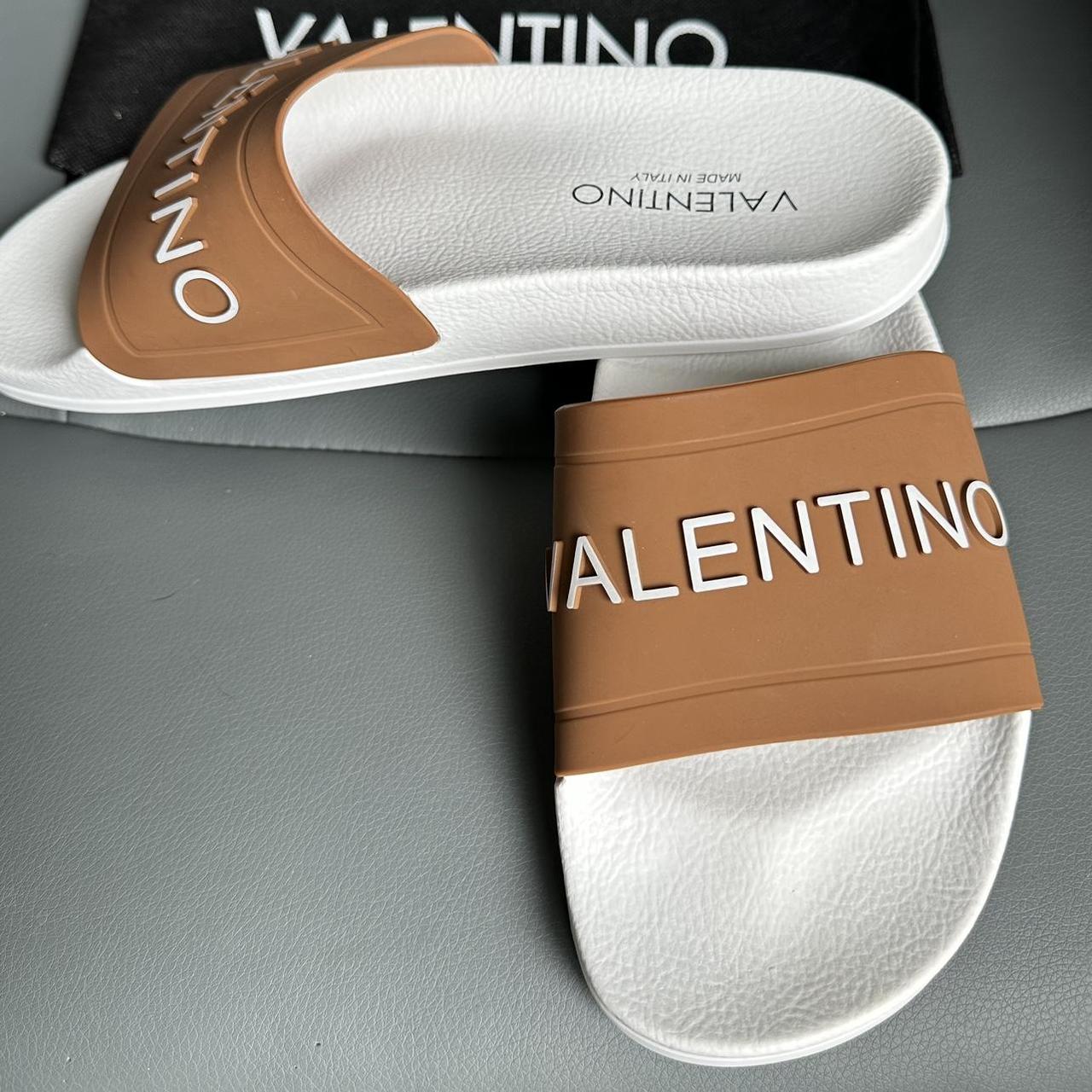 Valentino by Mario Valentino Giano slides in size 9 Depop