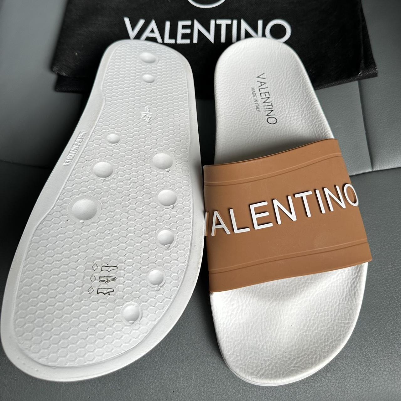 Valentino by Mario Valentino Giano slides in size 9 Depop