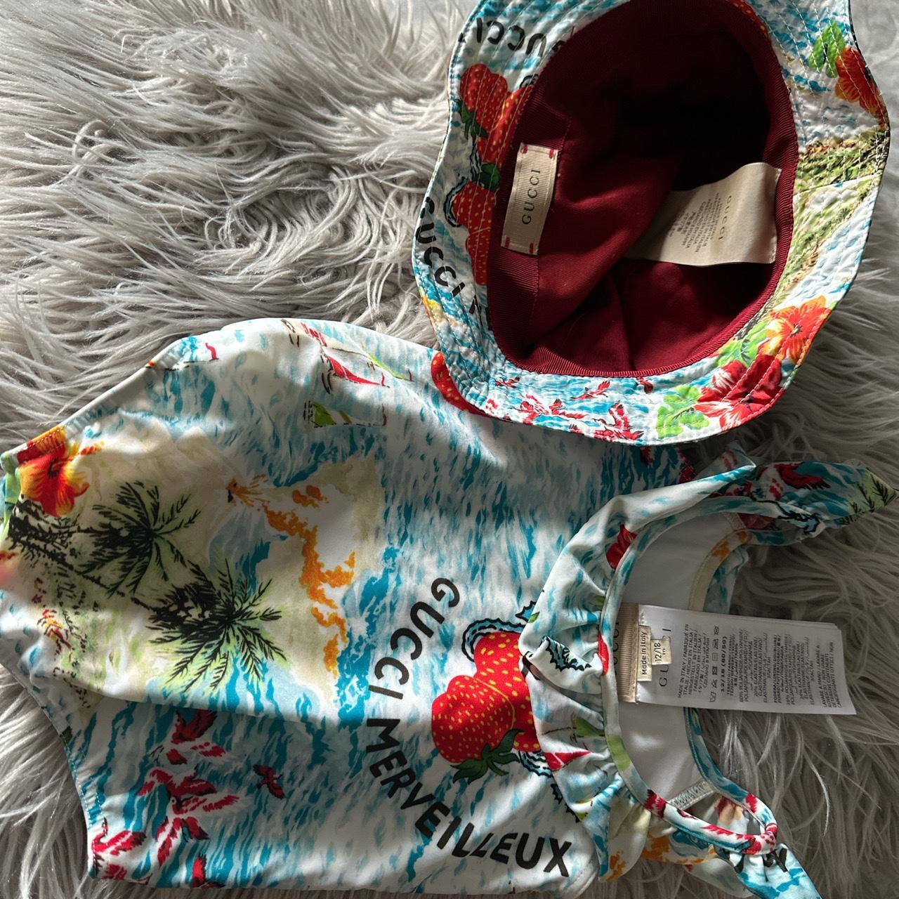 Gucci Infant Bathing suit Size 12 18 months fits. Depop