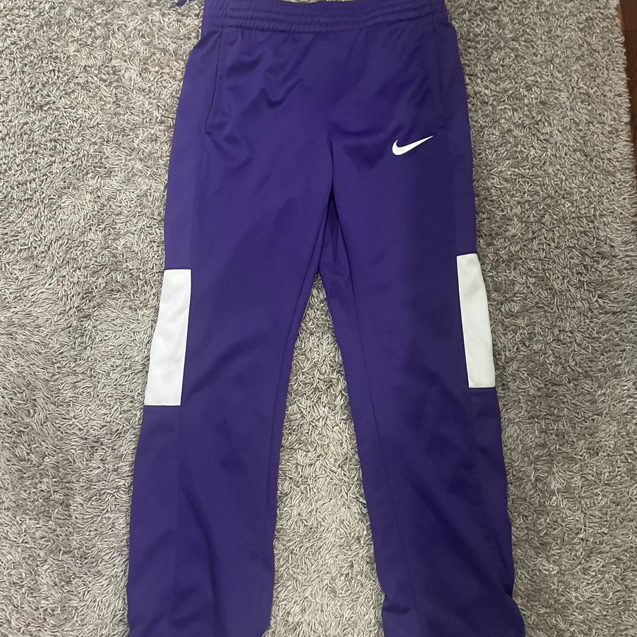 purple nike joggers womens