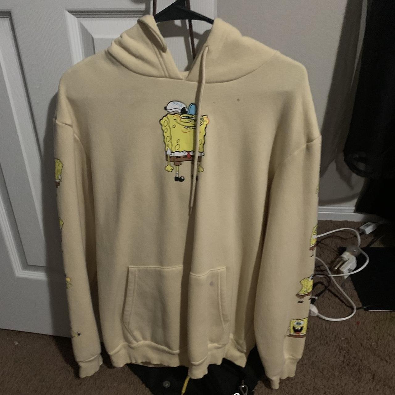 kyrie spongebob hoodie yellow