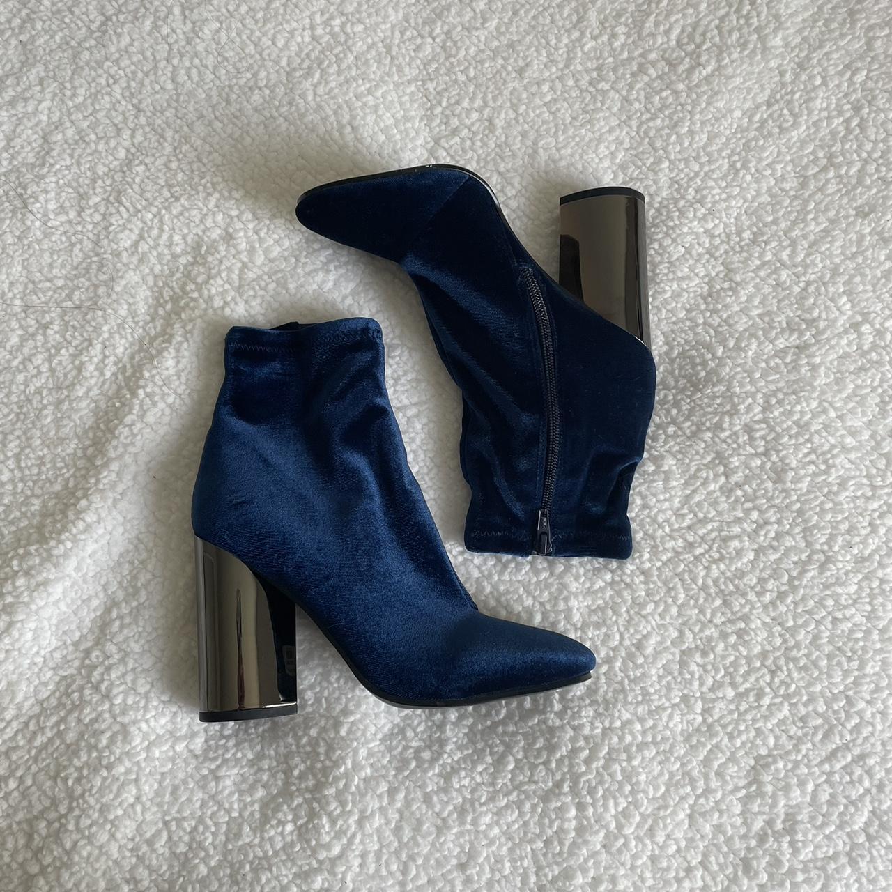 Aldo blue boots best sale