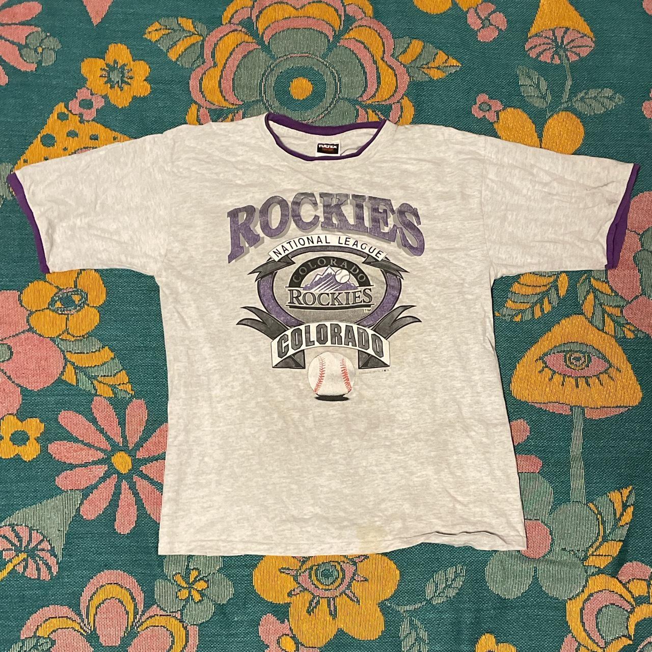 1991 Colorado Rockies National League Tee (Large)