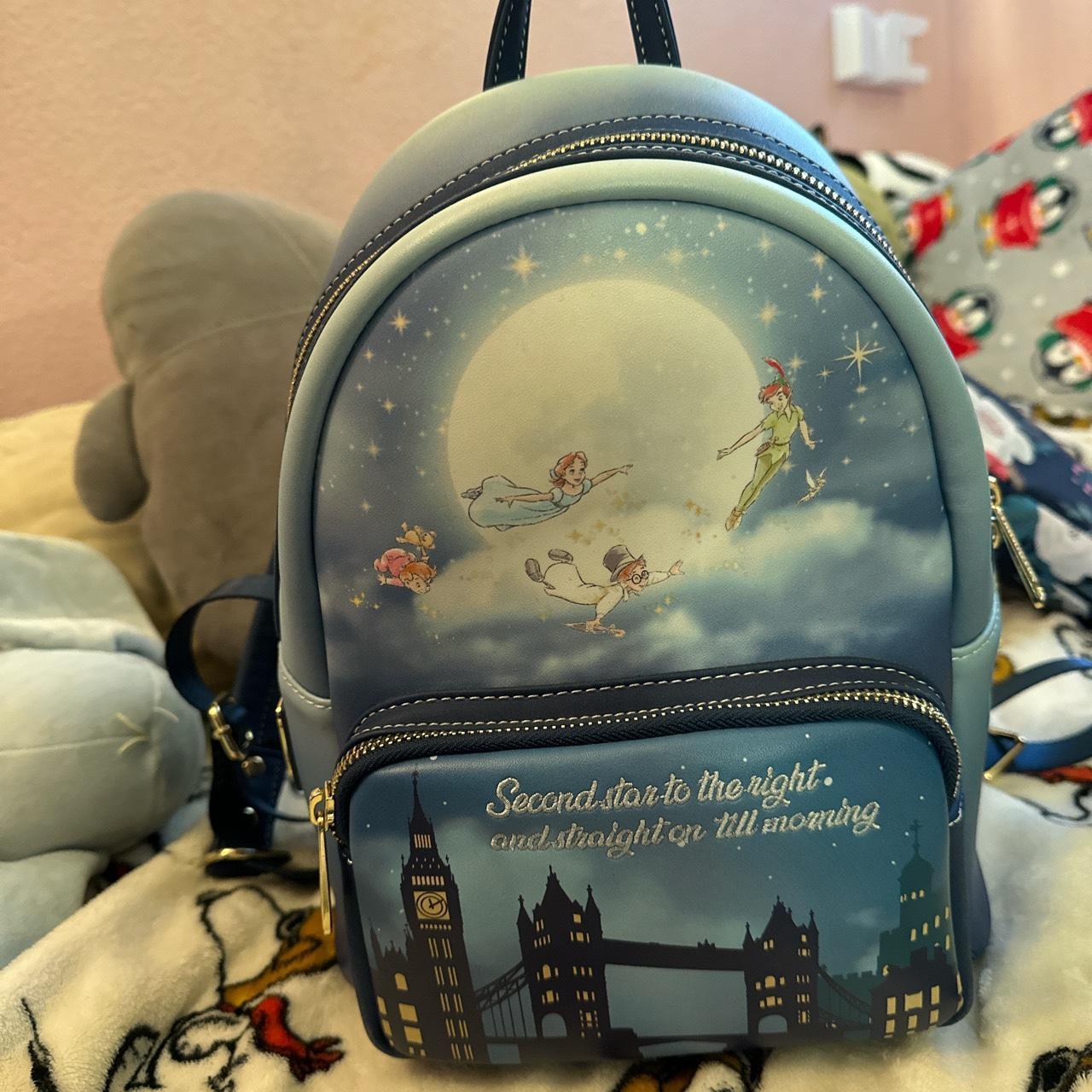 Loungefly Peter Pan backpack Glow in the Dark Stars Depop