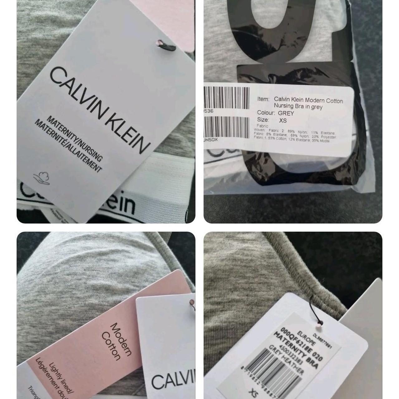 Calvin Klein Nursing Bra Grey- Size XS #calvinklein - Depop