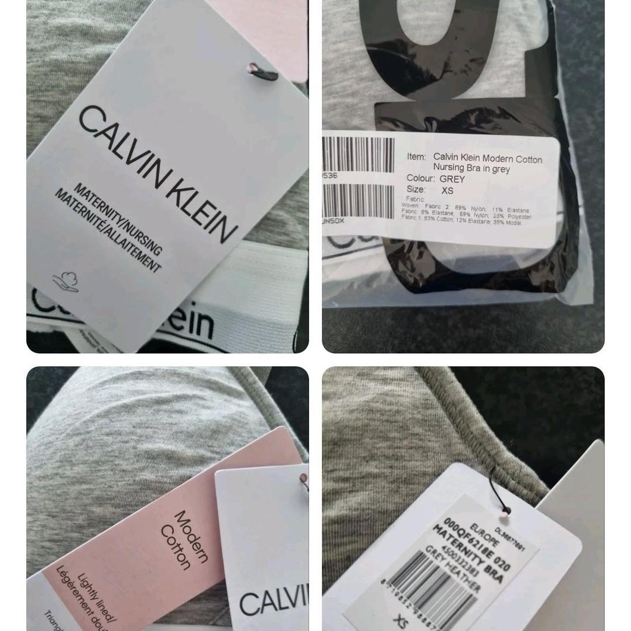 Calvin Klein Nursing Bra Grey Size XS calvinklein Depop