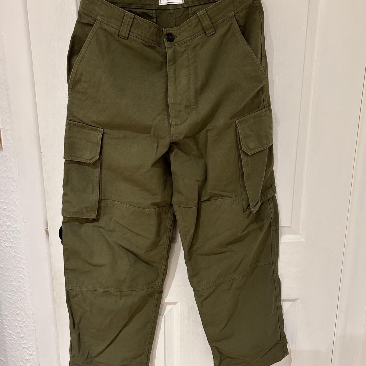 AMI wide leg cargo pant Washed and worn a few times... - Depop
