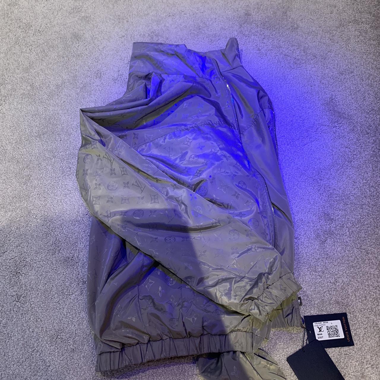 Large beige Louis Vuitton jacket Depop