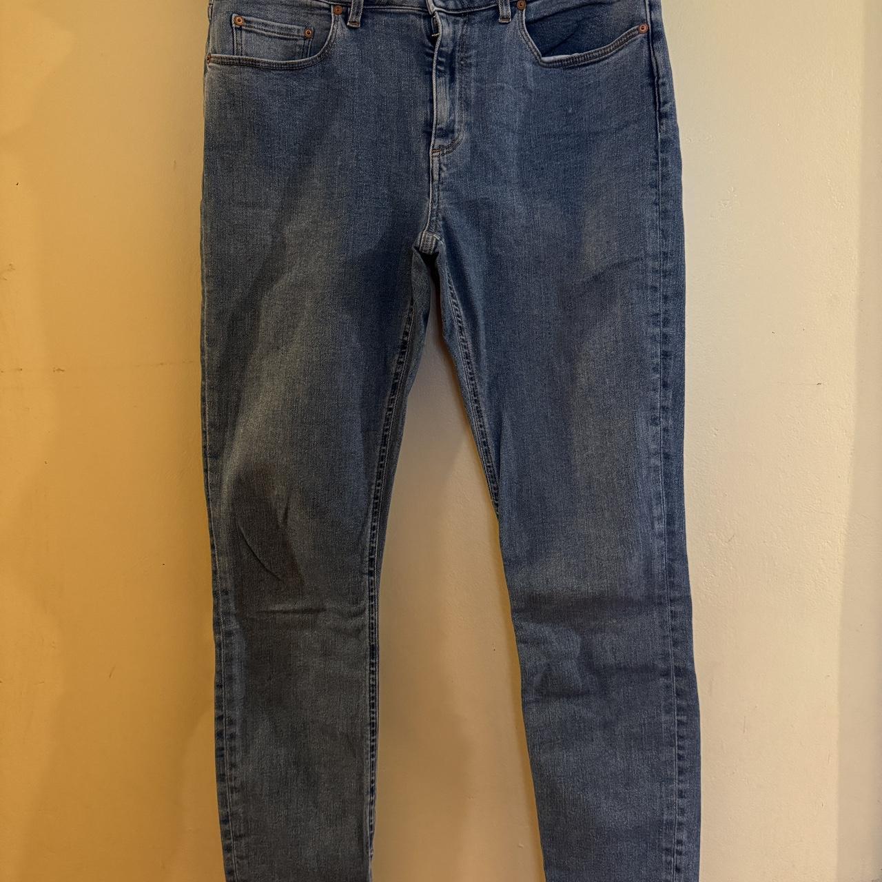 Acne Studios jeans - SKIN 5 mid vintage wash - waist... - Depop