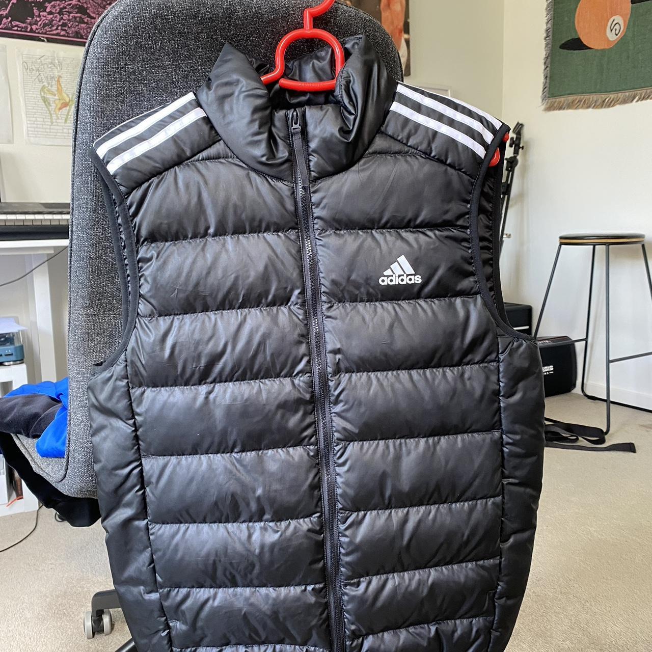 ADIDAS PUFFER VEST - Depop