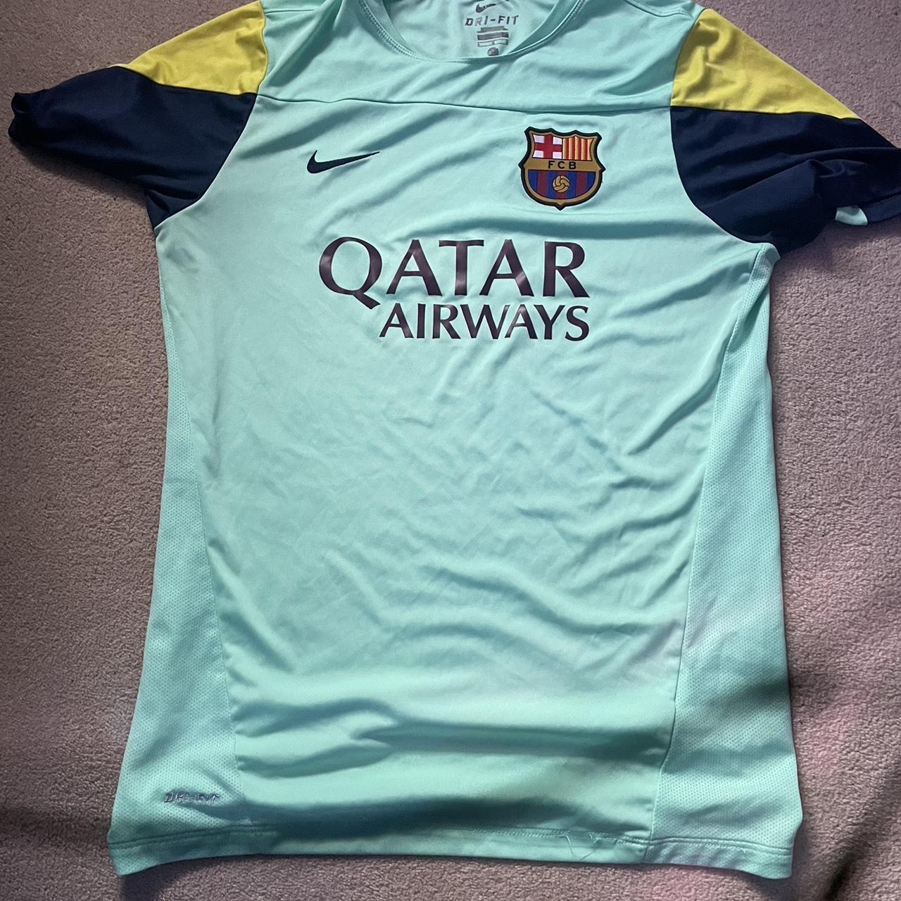 barcelona green jersey