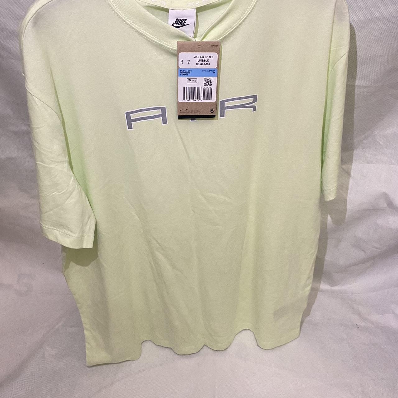 Lime green best sale nike womens shirt