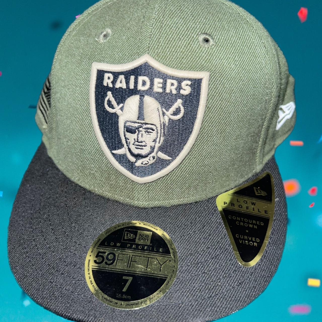 NFL Salute To Service Las Vegas Raiders 59FIFTY Fitted Cap D03_994