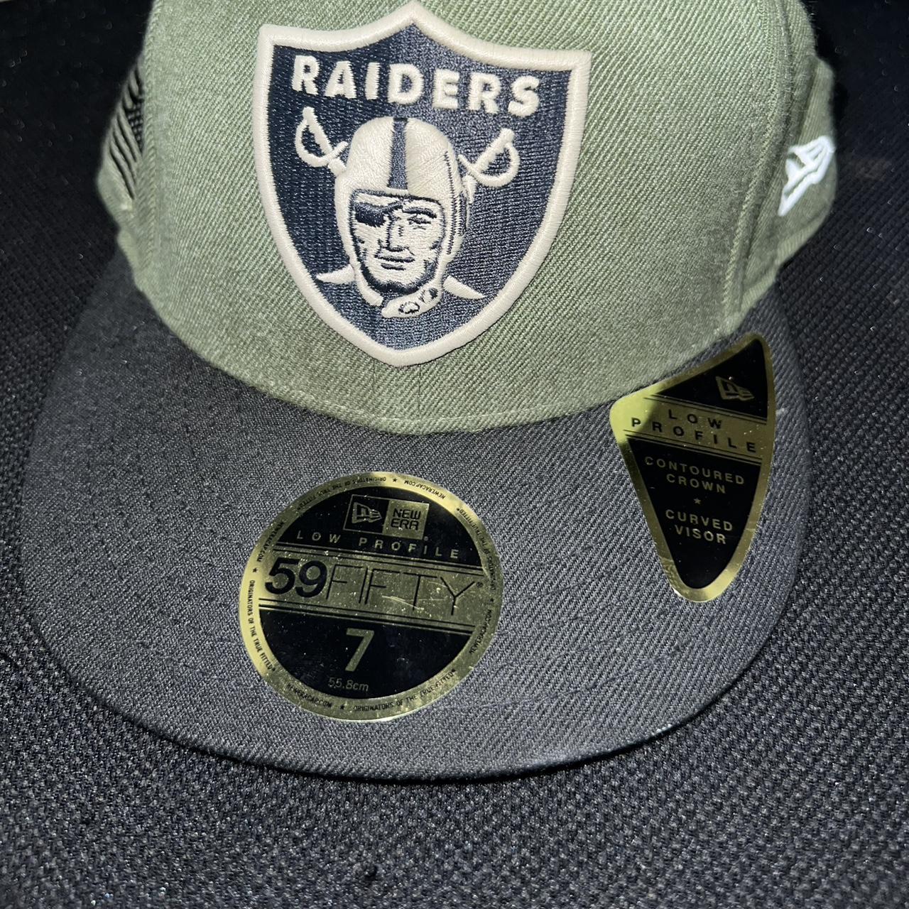 New Era Oakland Raiders cap. Small/Medium 39Thirty - Depop