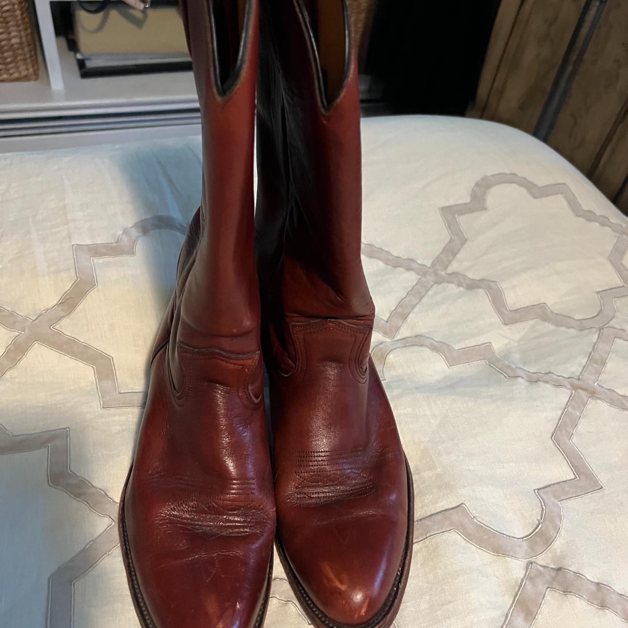 oxblood cowboy boots