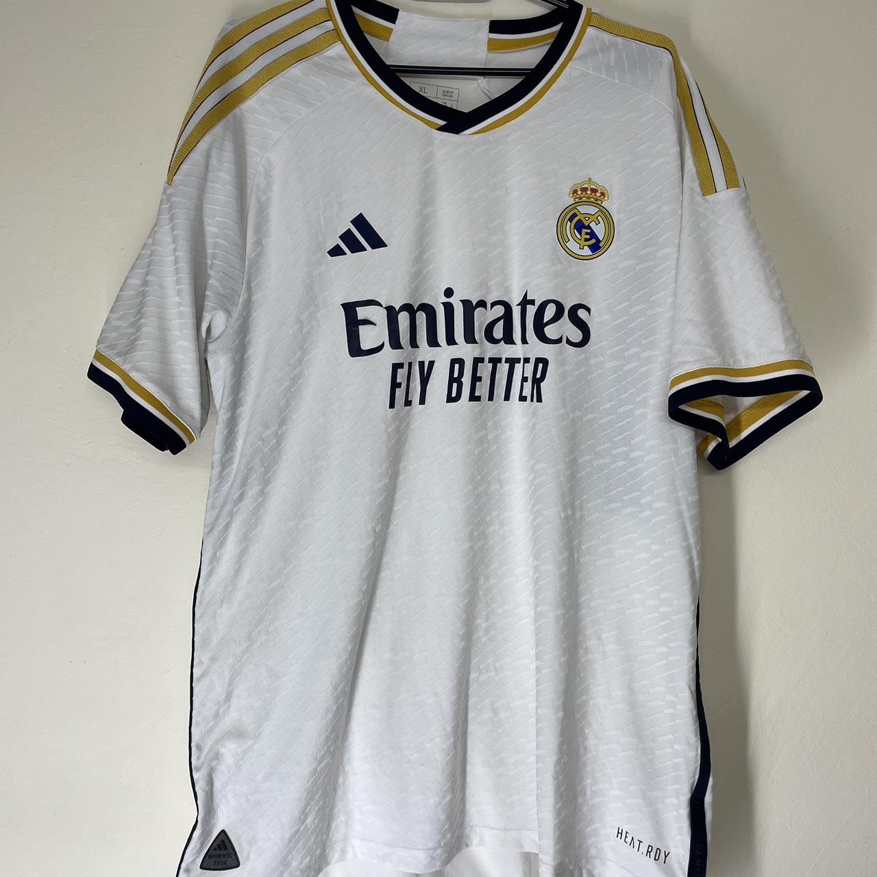 adidas Real Madrid 23/24 Authentic Home Soccer | Depop