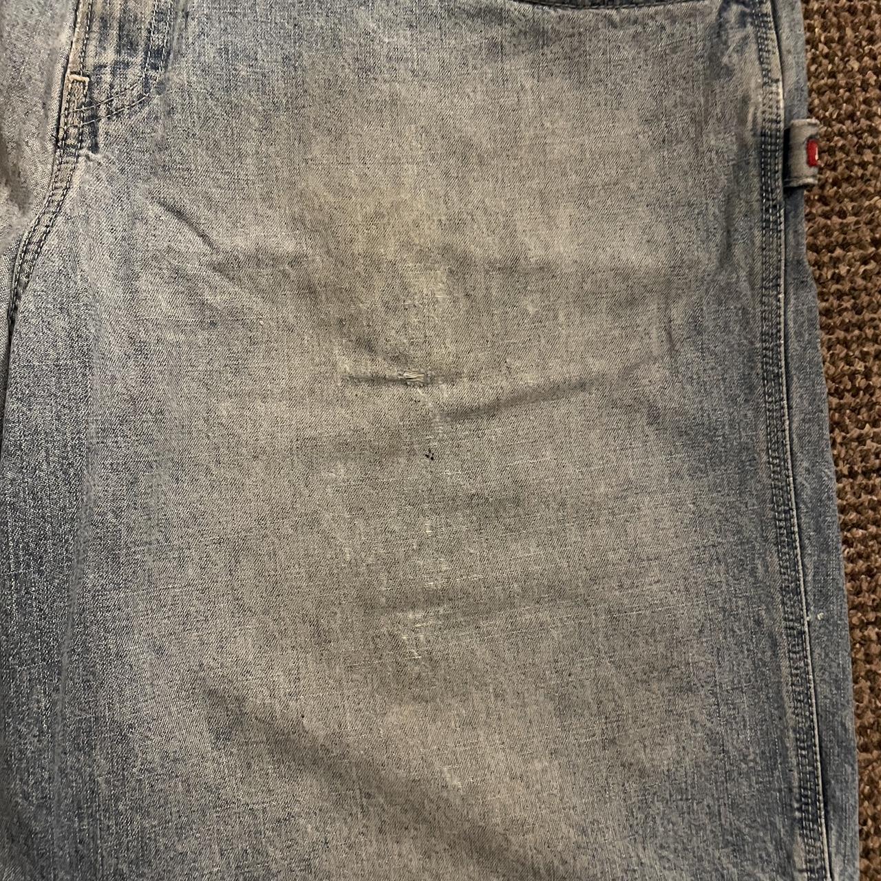 massive superrr baggy JNCO jeans jorts W40 hard to... - Depop