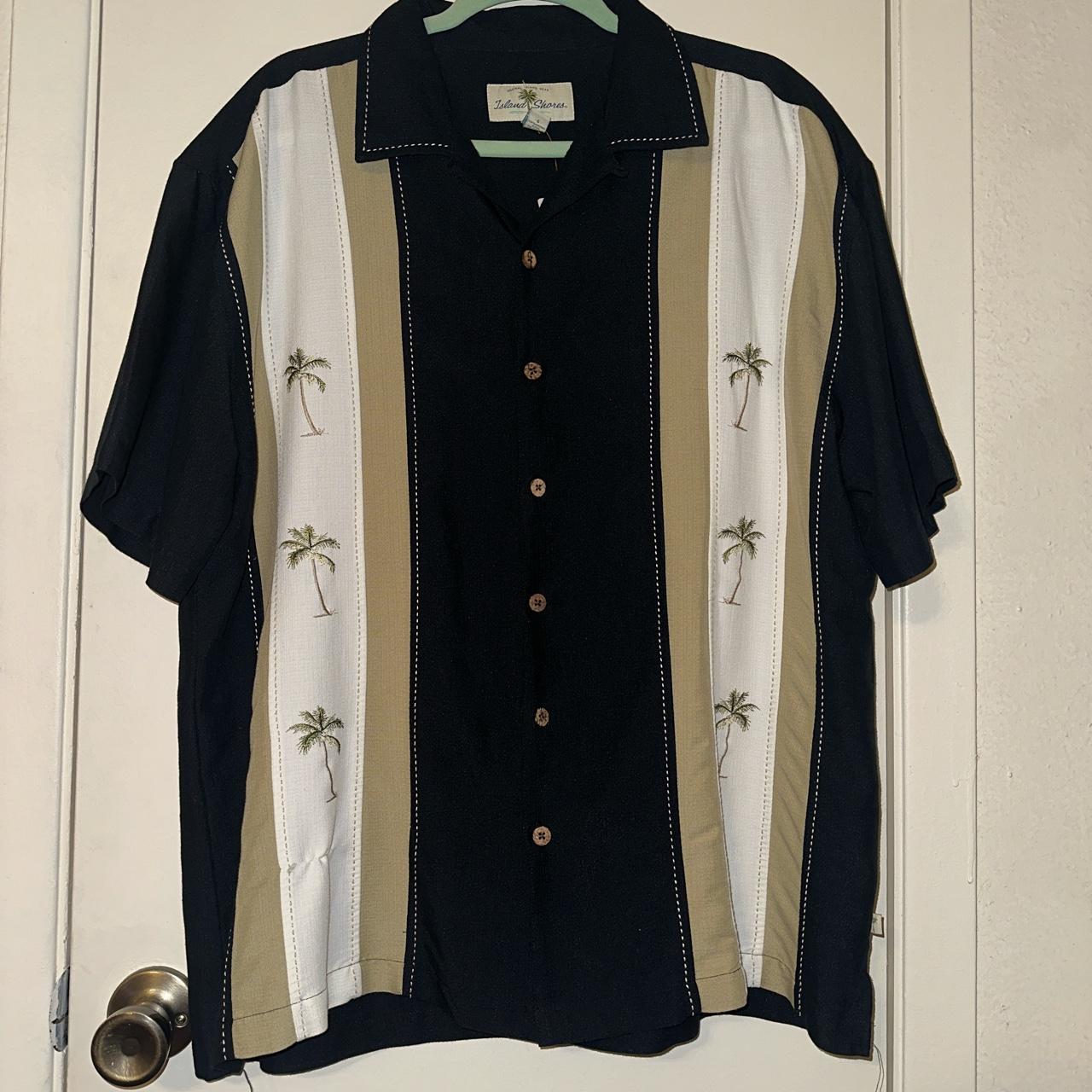 Palm tree button up Depop