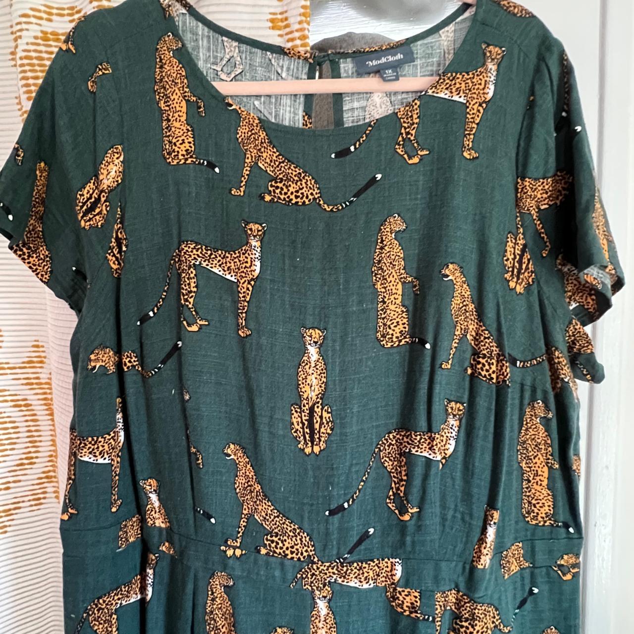 Modcloth clearance cheetah jumpsuit