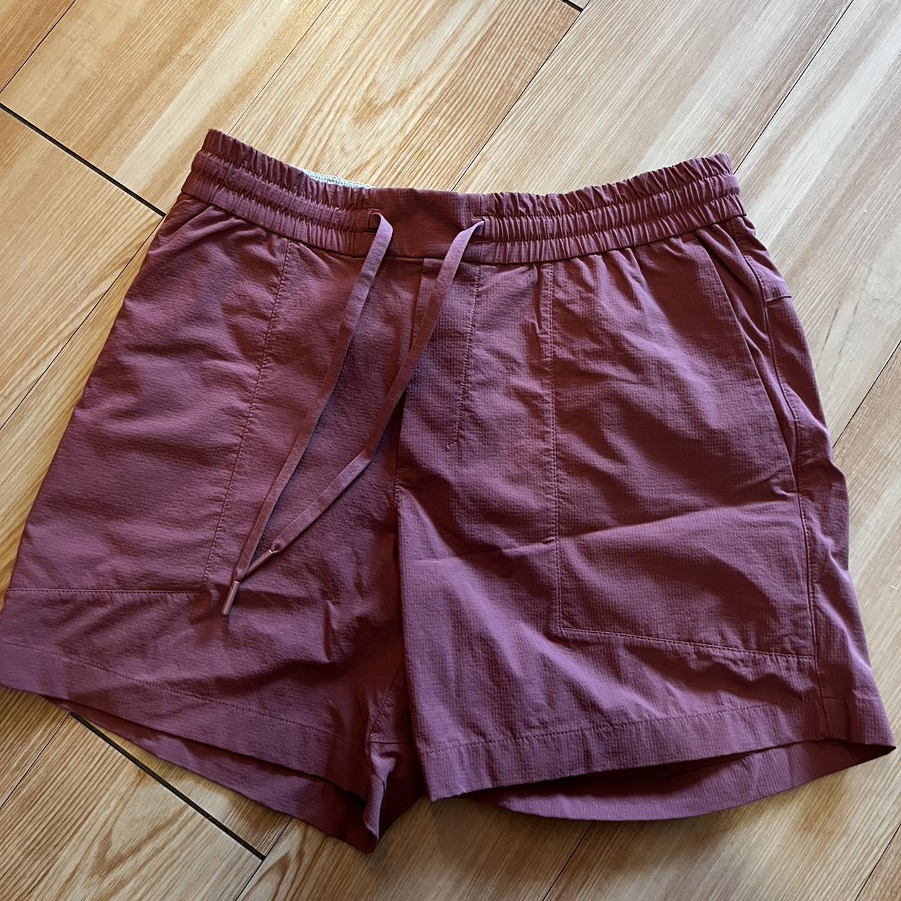 Men’s Lulu Lemon pink shorts. No liner. - Depop