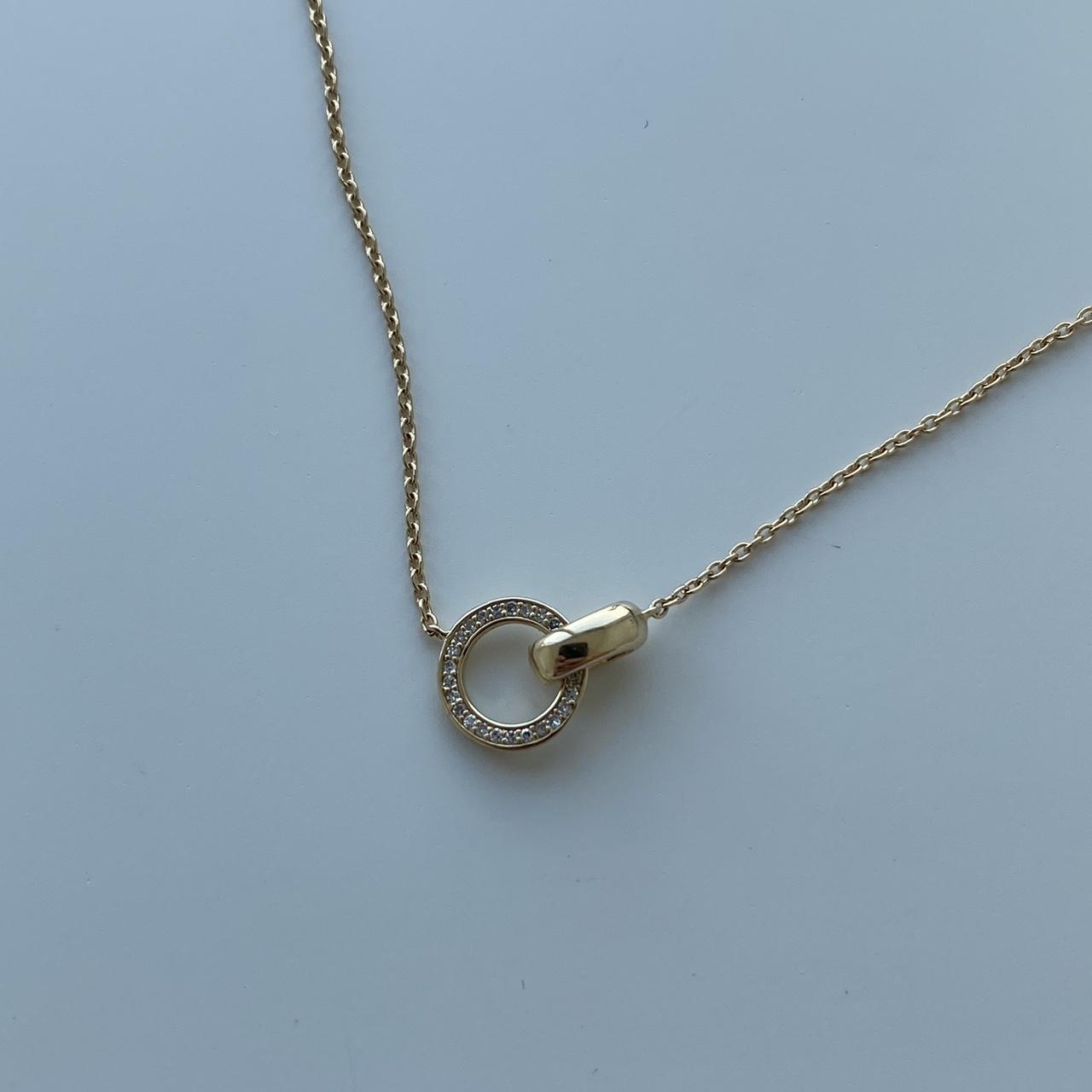 Mejuri 14k Gold Pavé Diamond Linked Necklace. | Depop