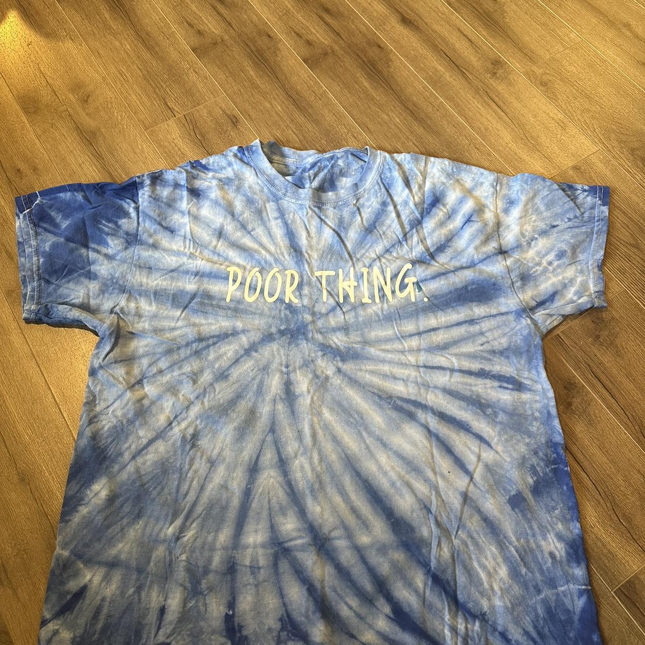mens blue tie dye t shirt