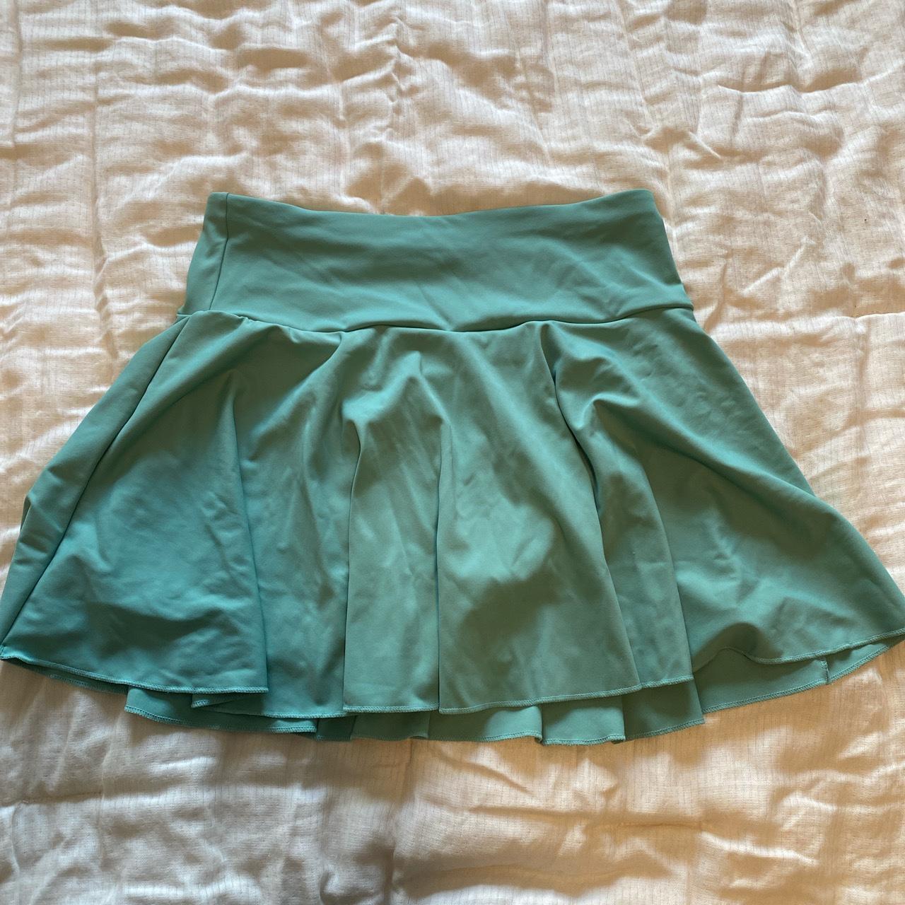 Size small halara skirt Built in shorts No tags - Depop