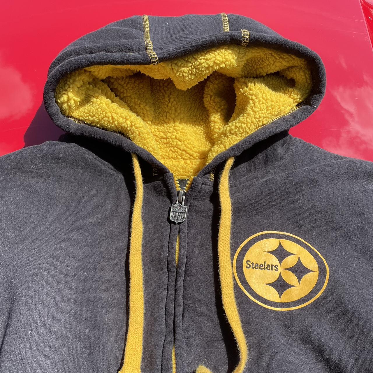 Pittsburgh Steelers Winter Football Hoodie Thicken Fleece Jacket Coat Ski  Suit