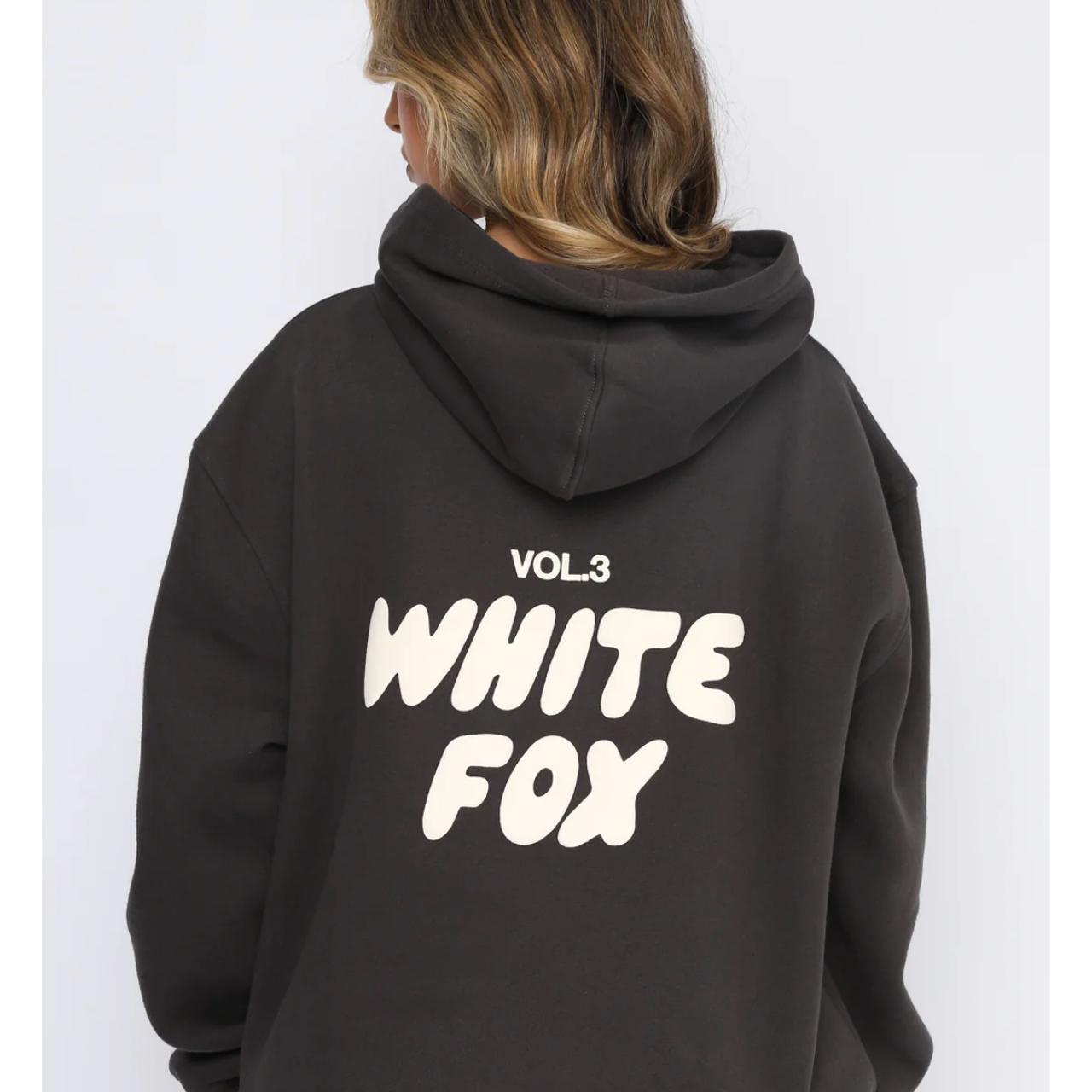 White fox hoodie Fits- S-M Original price-$60... - Depop