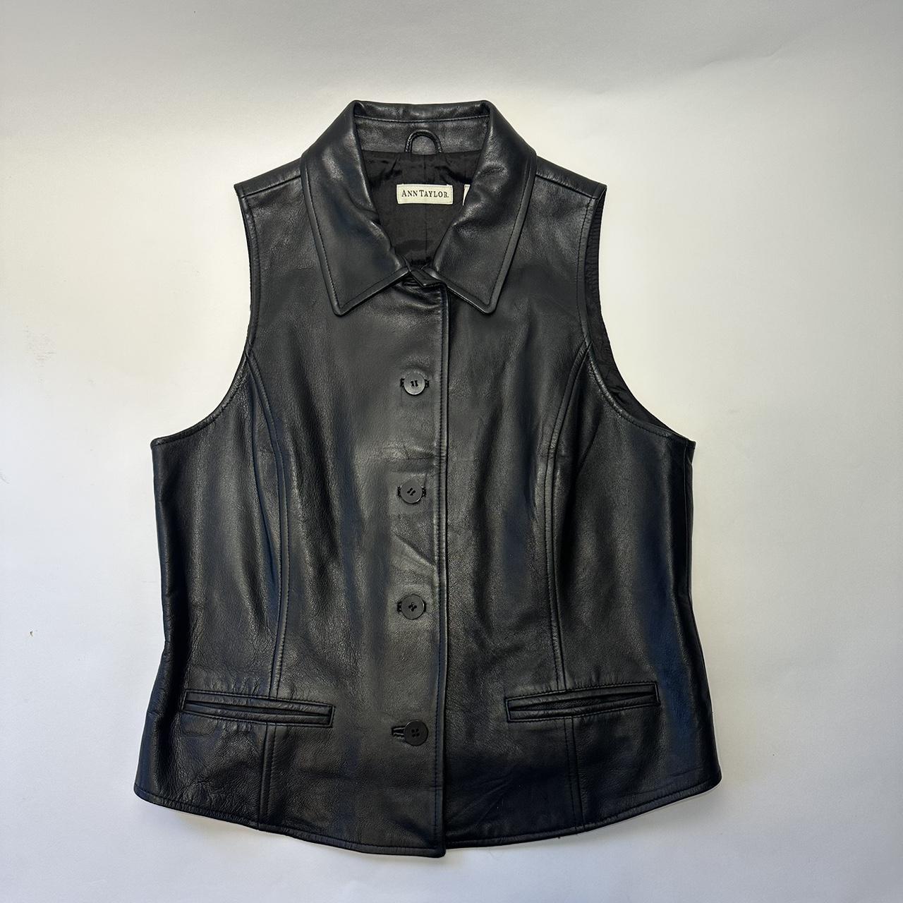 Ann good Taylor Leather Vest