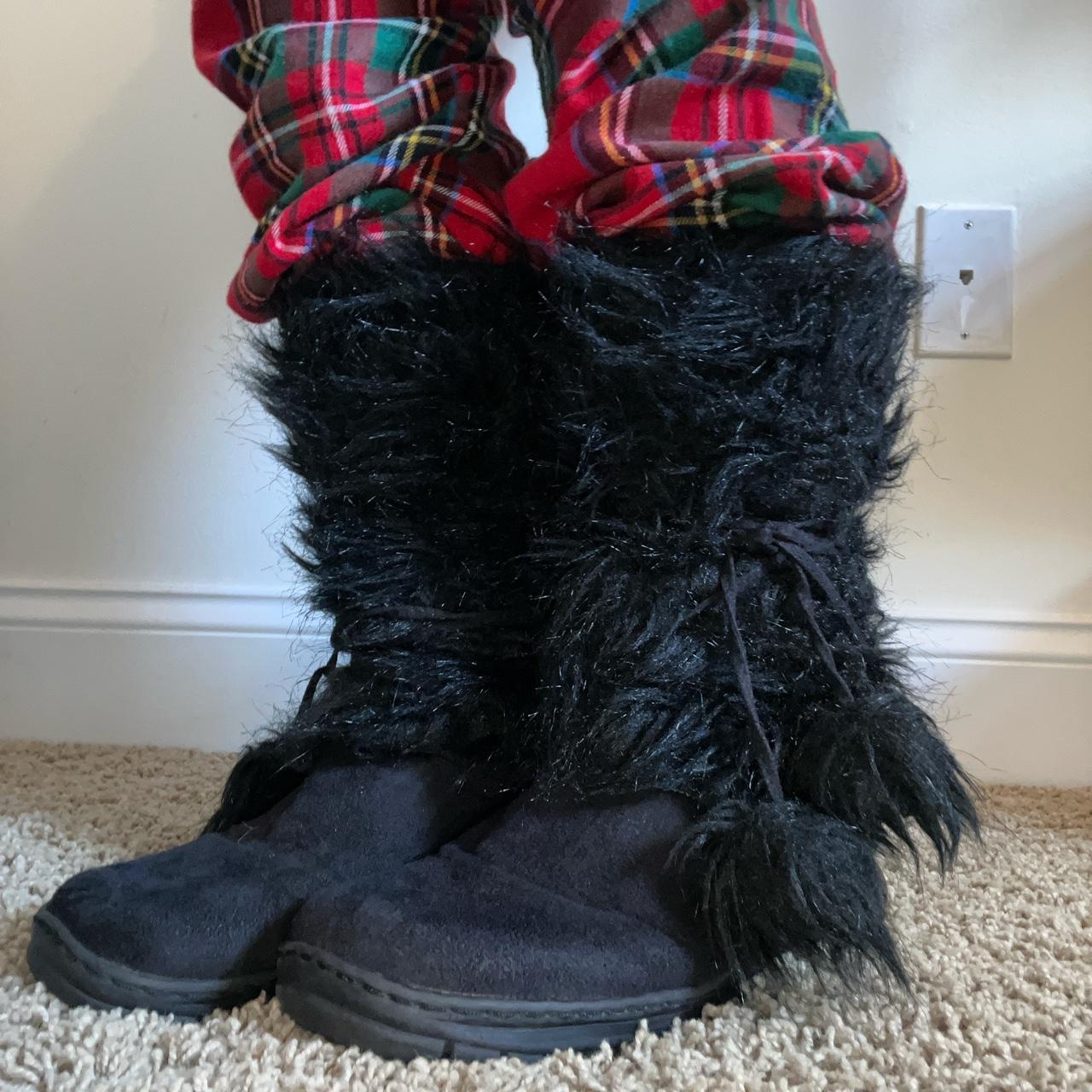 Ladies' Fashionable Long Furry Boots | SHEIN USA